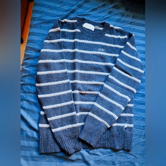 Ezekiel Other - Striped Blue and White Sweater